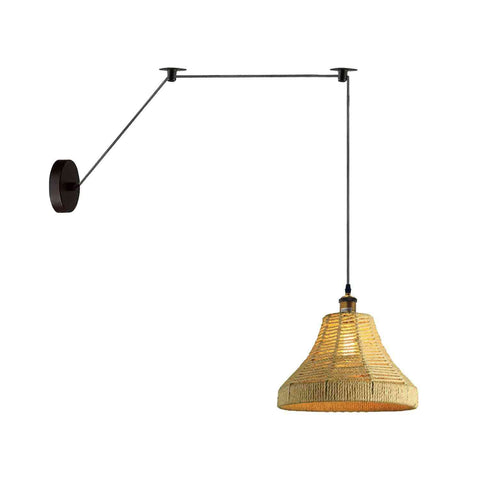 Bamboo Hemp Ceiling Pendant Light Fixture~6440