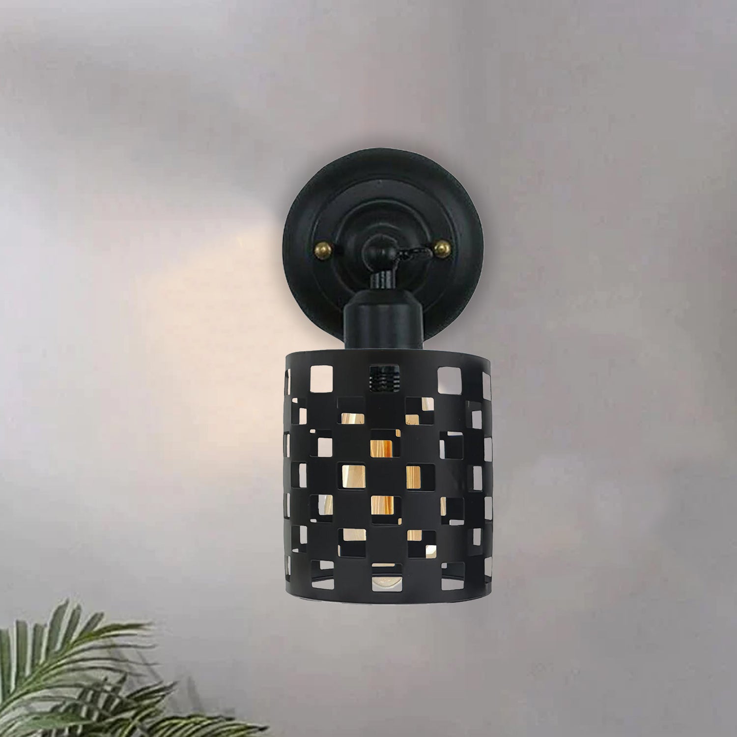 Black Cage Wall Sconces UK