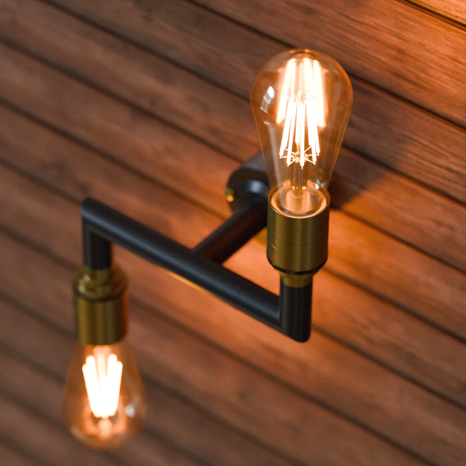 Conduit Pipe 2way Light Wall Lamp kit