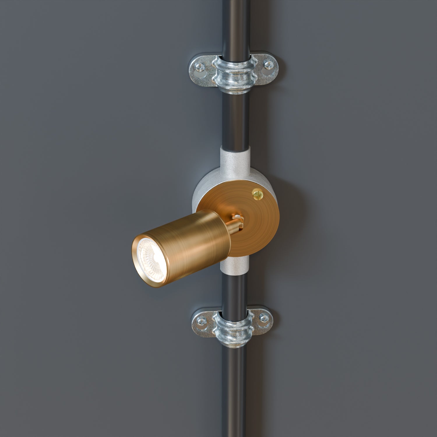 cylindrical GU10 vintage industrial light bulb lamp holder