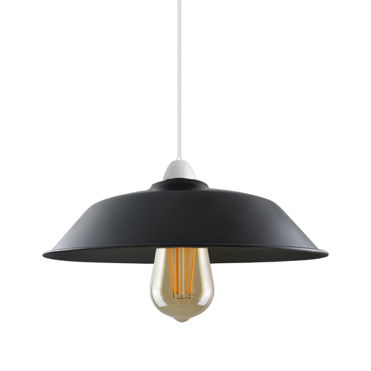 Metalen hangende plafondlamp met moderne afwerking~2327