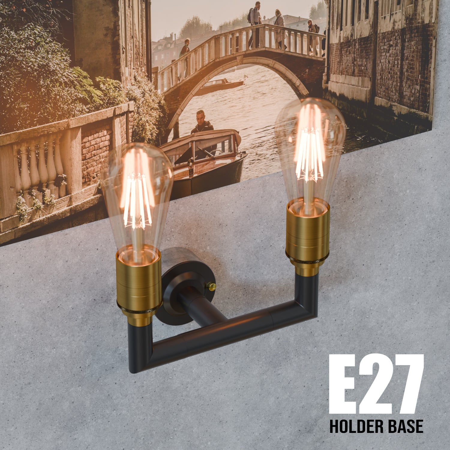 E27 holder base