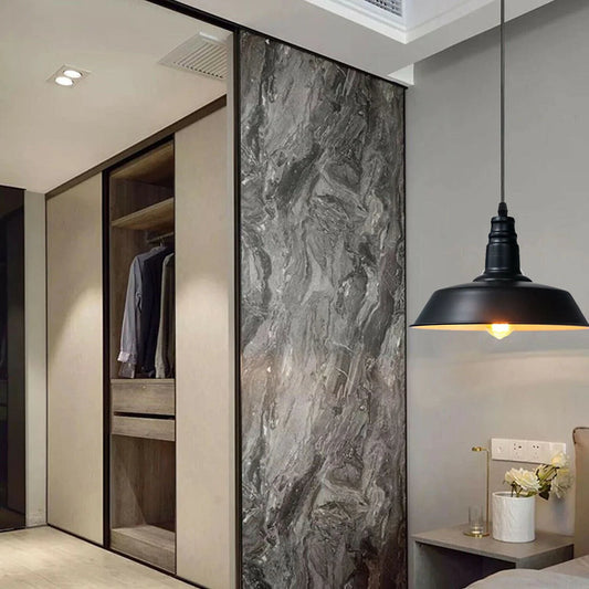 Plafond hanglamp metalen lampenkap hangende binnenlamp fitting~1249