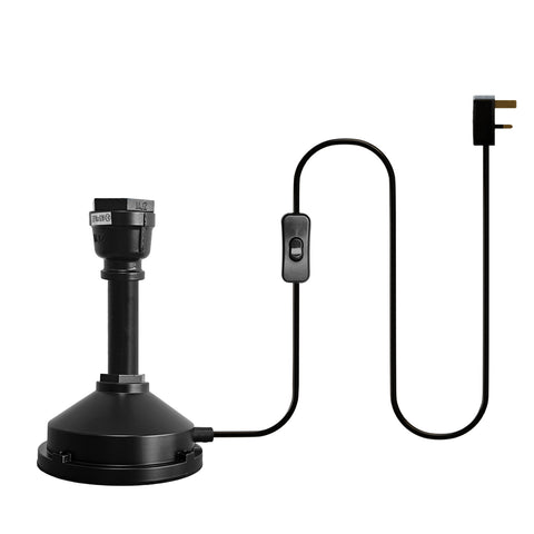 Waterpijpvoet Tafellamp AAN/UIT-schakelaar Bureaudecoratie Plug-in verlichting ~ 5509