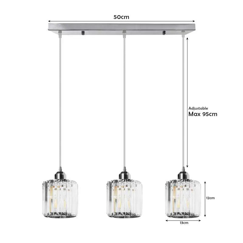 glass ceiling light shade