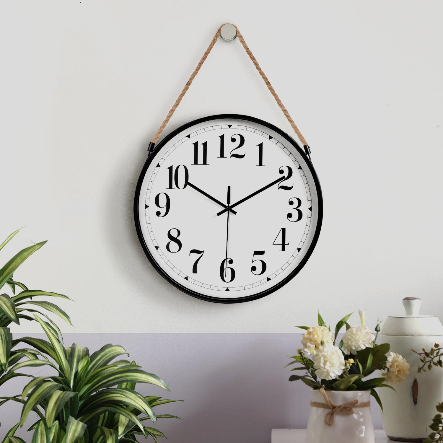 Hanging Rope Wall Clock