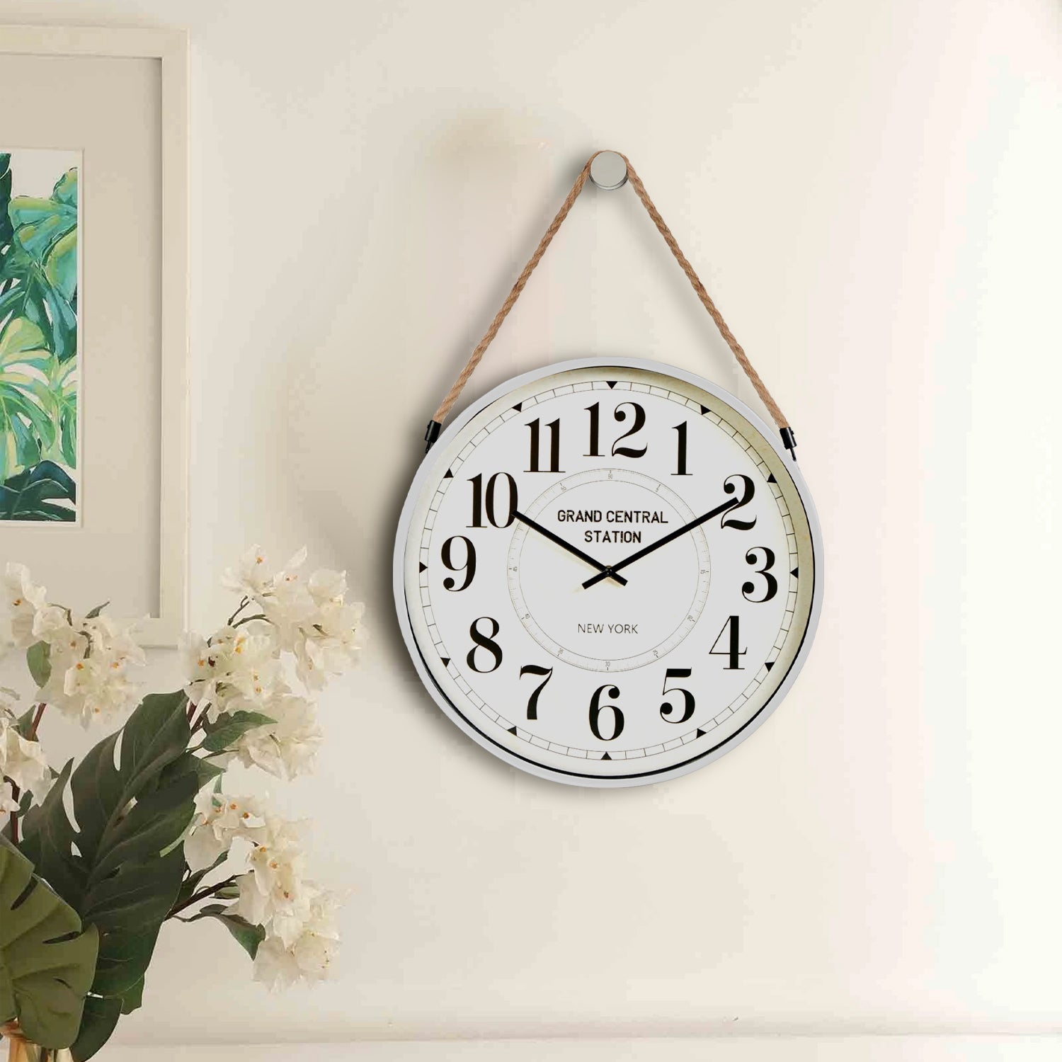 Hanging Rope Wall Clock