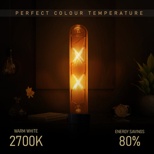 Vintage LED Bajonet T185 Lamp 4W B22 Dimbare Decoratieve Lamp~3075