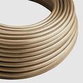 1m/5m/10m 2-aderige ronde 0,75 mm vintage gevlochten crèmekleurige stoffen lampensnoer~3031