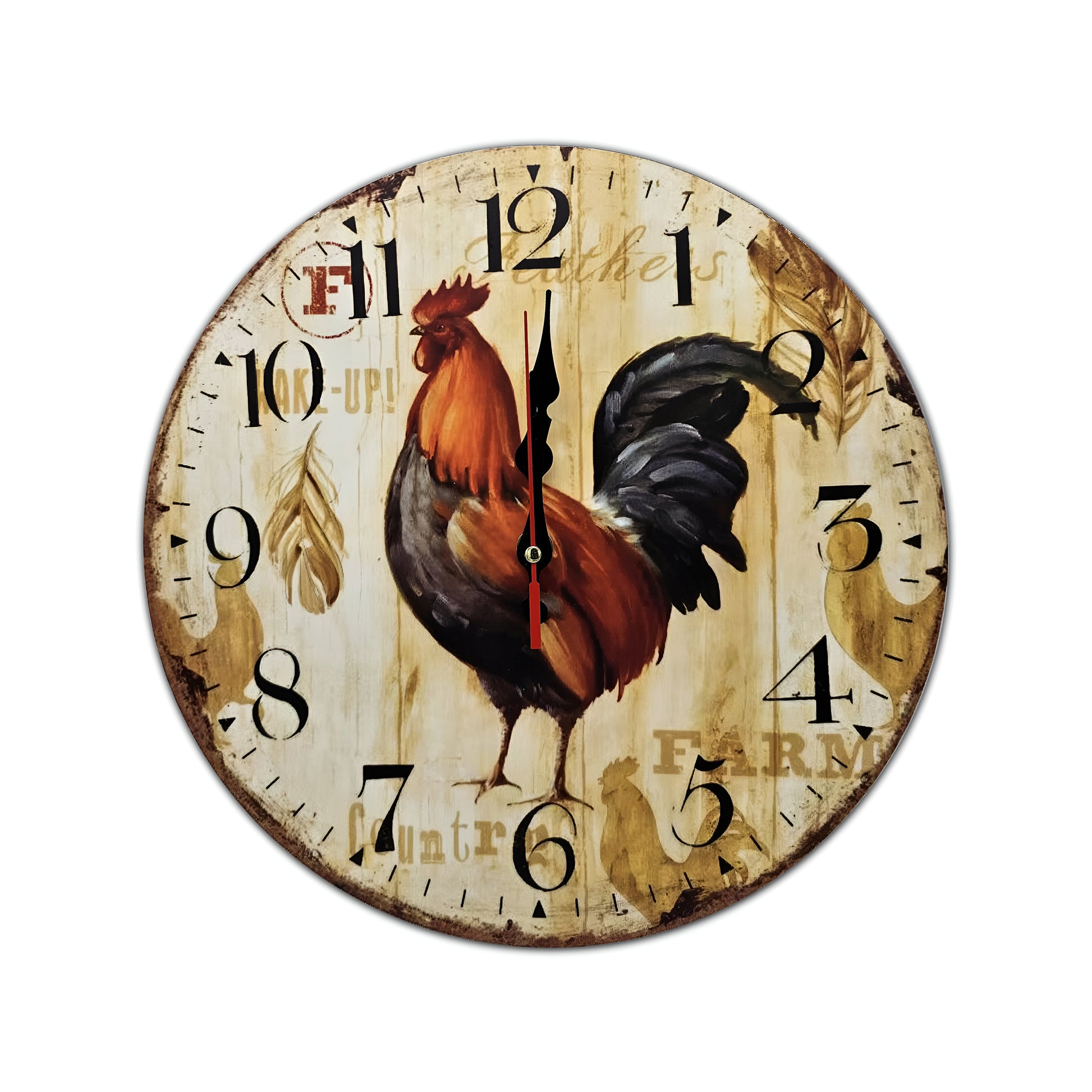 Large Retro Wall Clock