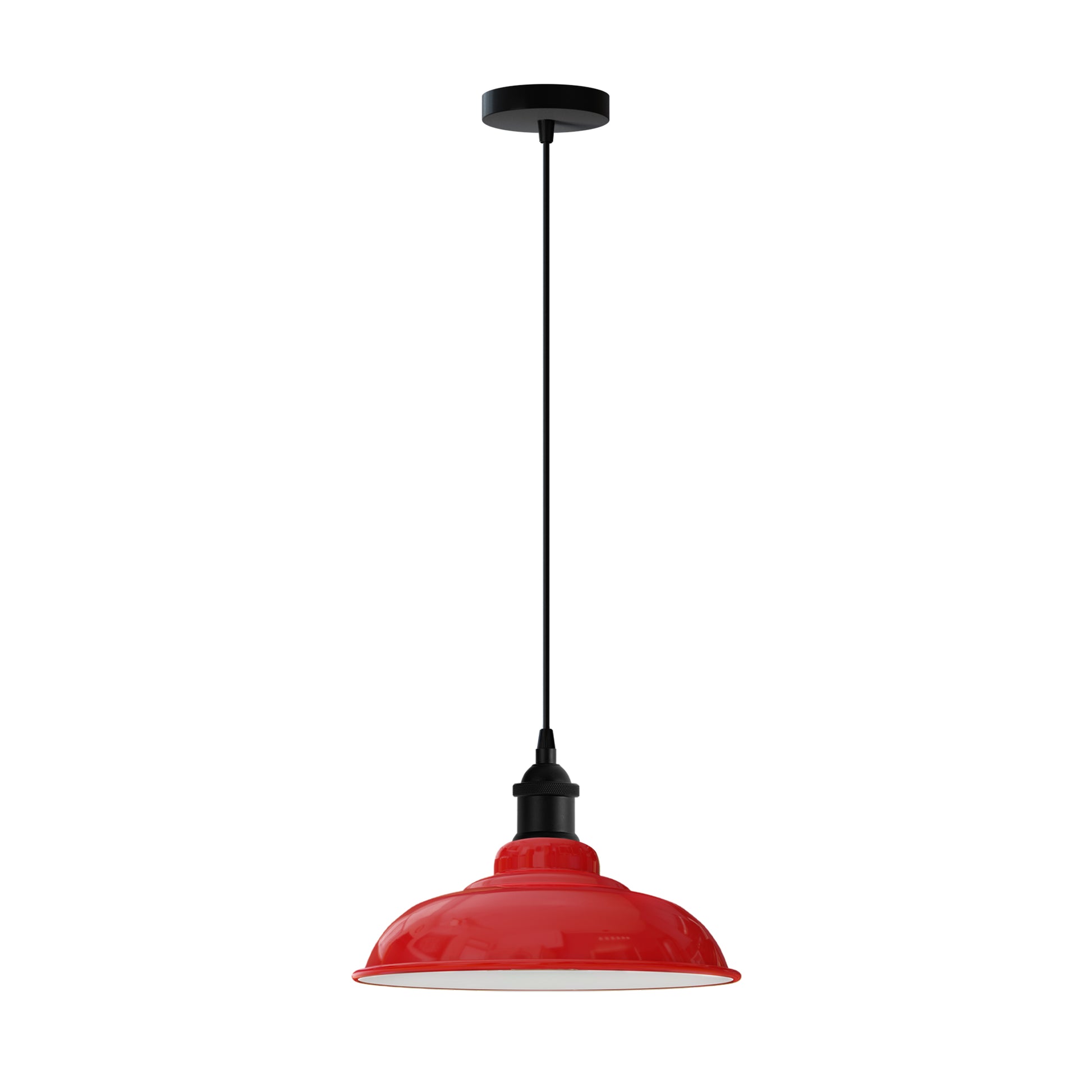 Red pendant lamp