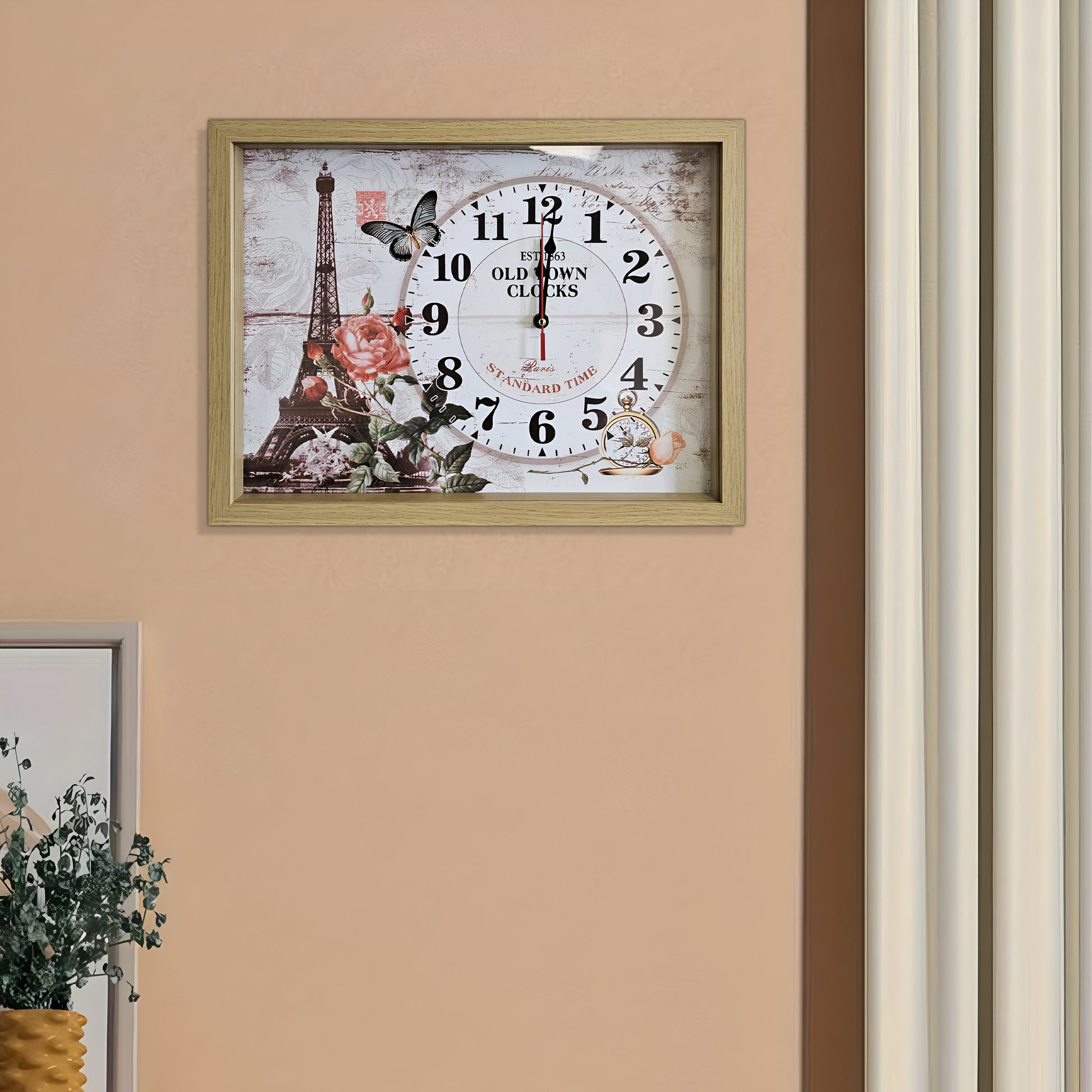 Rectangle Clock Wall