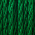 1M/5M/10M 3-aderige gedraaide donkergroene vintage elektrische stoffen kabel flex 0,75 mm~4827