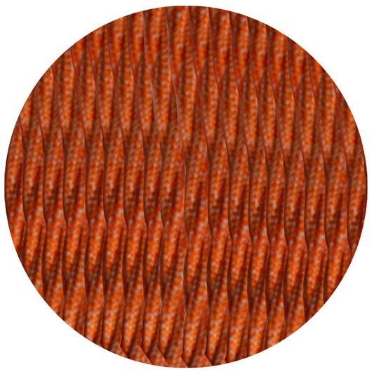 3 Core Twisted Yellow  Multi Tweed Vintage Electric fabric Cable Flex 0.75mm - Shop for LED lights - Transformers - Lampshades - Holders | LEDSone UK