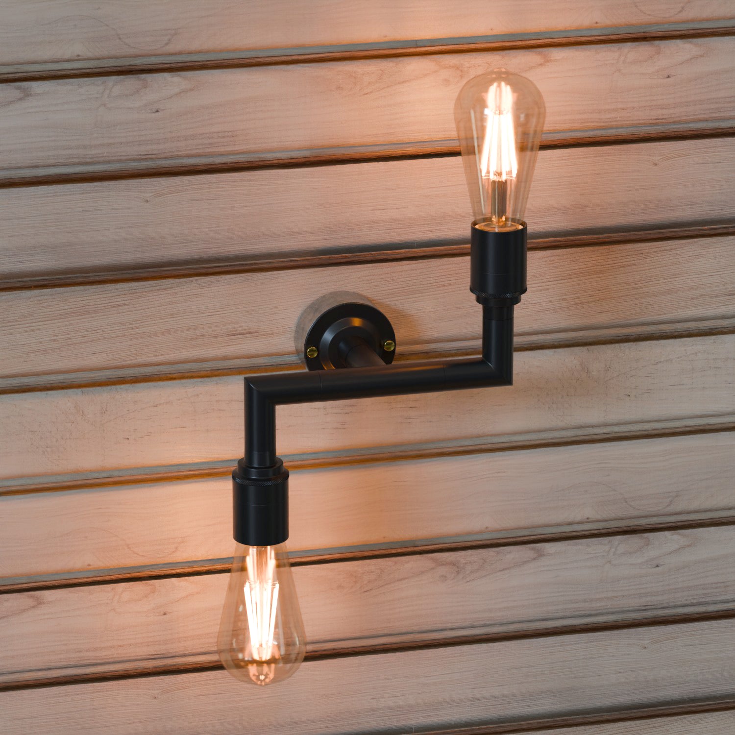 Conduit Pipe 2way Light Wall Lamp kit