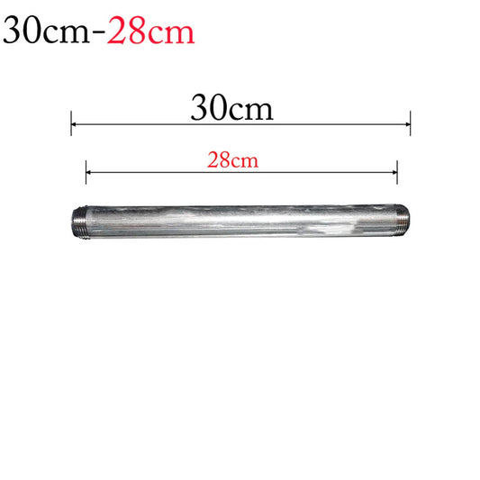 16 mm diameter ronde naadloze stalen zwarte buis met binnendraad - 5616