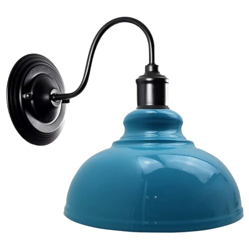 Wandlamp, lampenkap met gebogen vorm en U-vormige handgreep~2016 – Blue