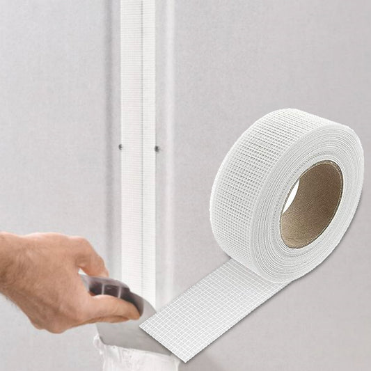 Wall construction tape in Glass fibre self-adhesive