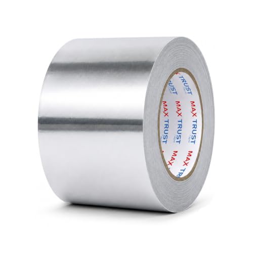 75mm Aluminium Foil Tape 45m Strong Adhesive Insulation 1/6 Pack ~6921