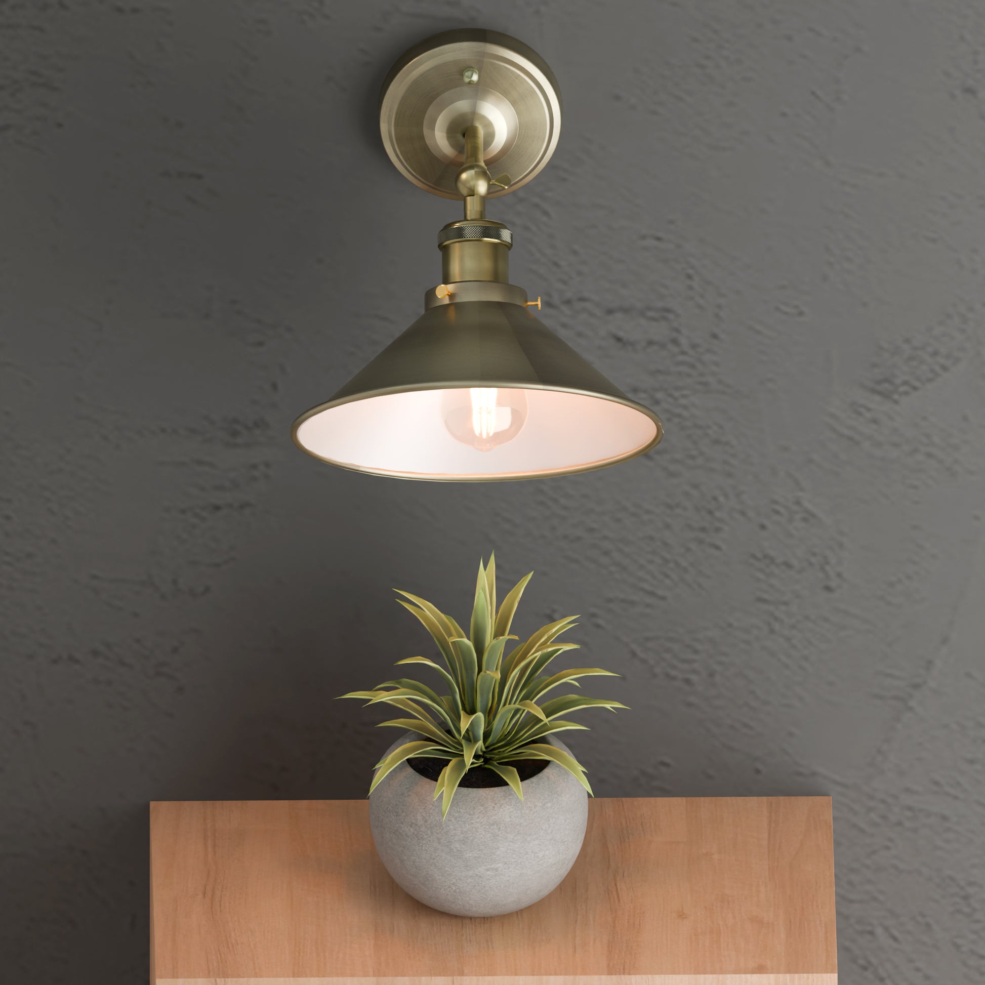 metal wall light fixture