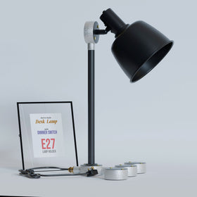 Buisvormige bureaulampset met dimmerschakelaar Steampunk-lamp ~ 5675