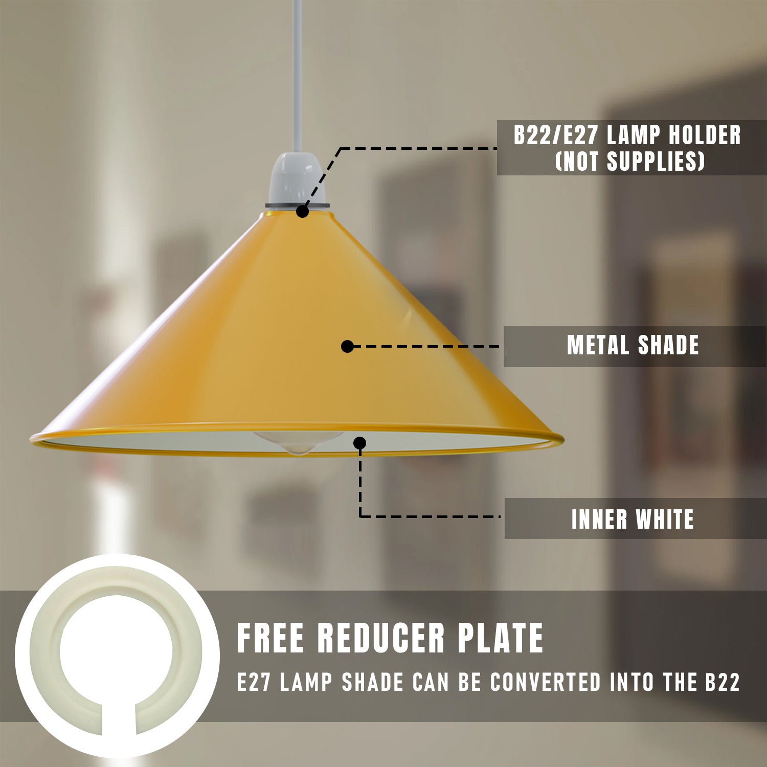 Cone Lamp Shades