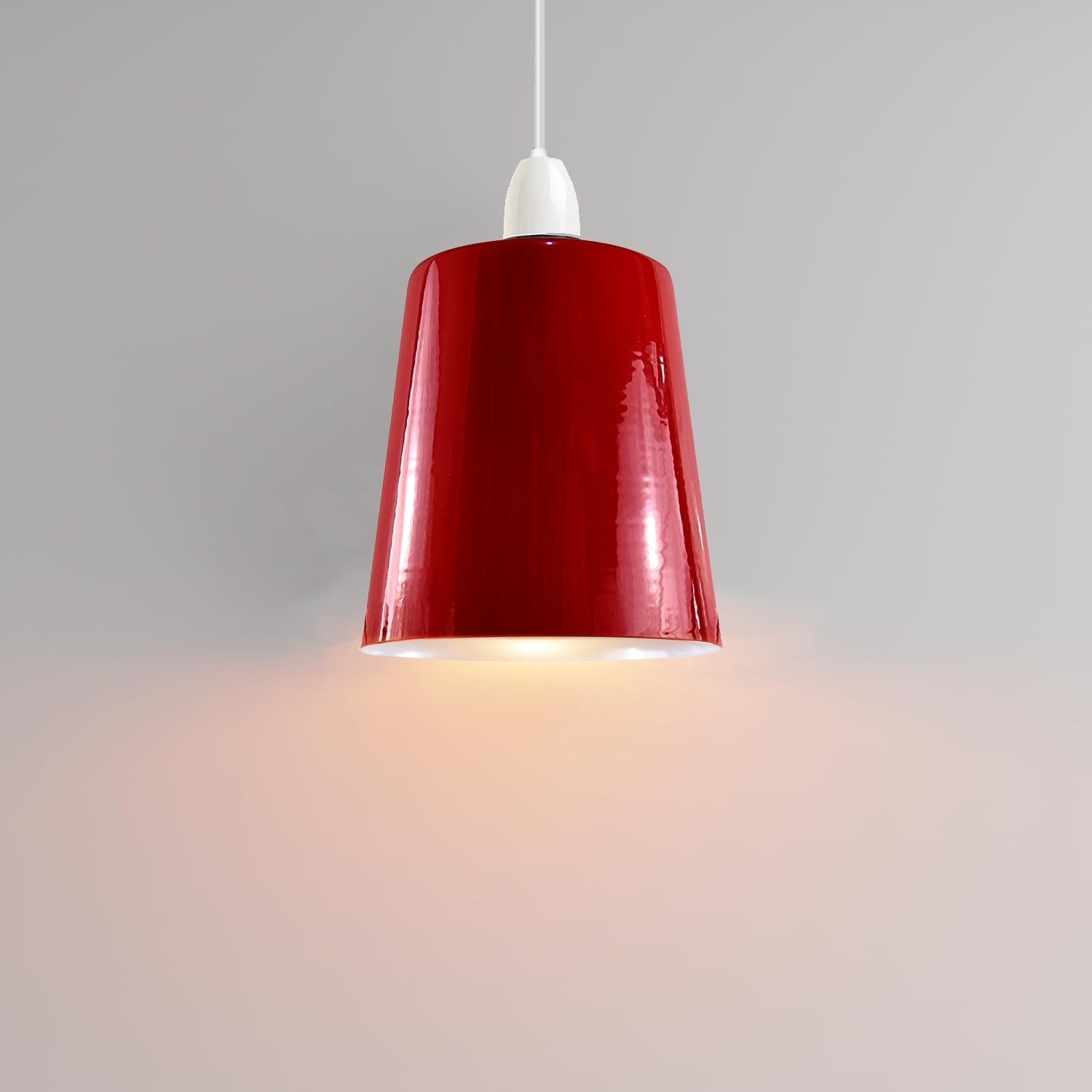 Red Pendant Light Lampshade