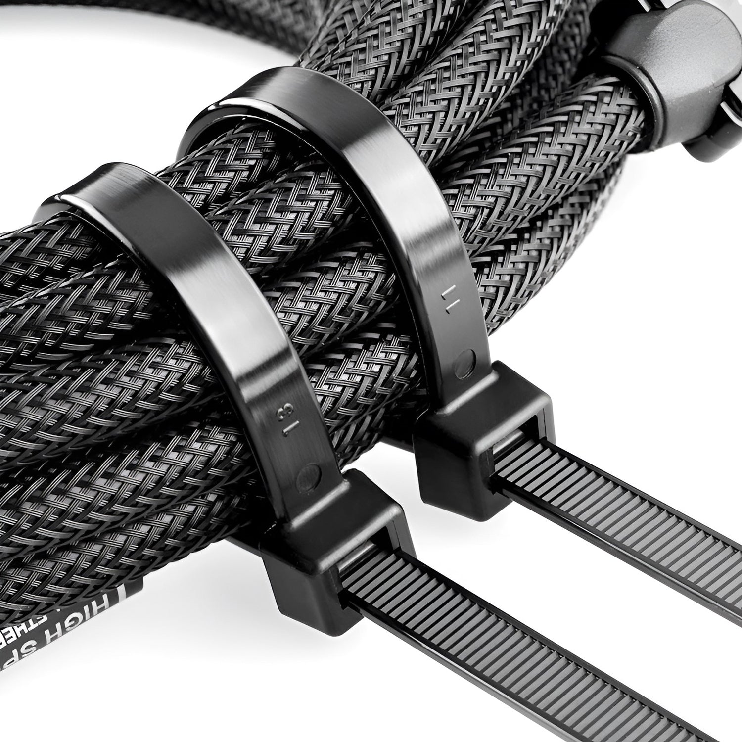 Black cable ties