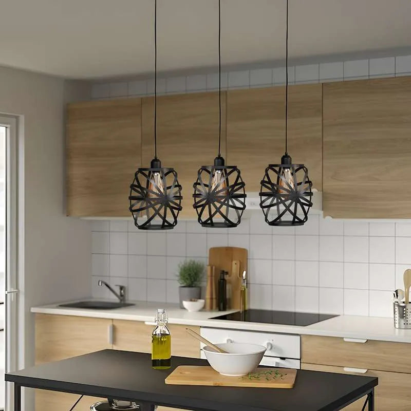 black ceiling light pendant