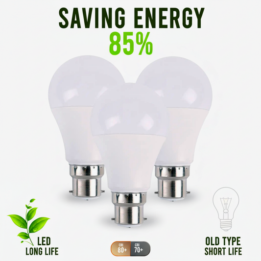 3 x energiebesparende lampen bajonet B22 schroeflamp 3W-25W GLS~1443