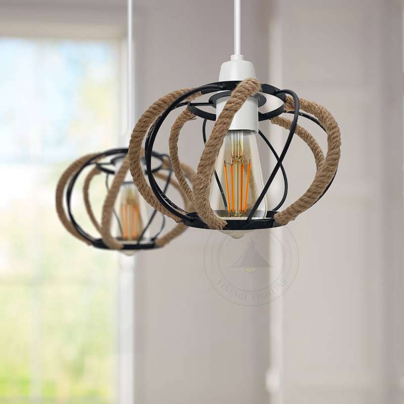 white holder metal lampshade hemp braided.JPG