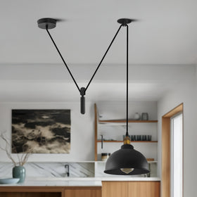 Retro Loft Verstelbare Antieke Metalen Plafondlamp ~1133