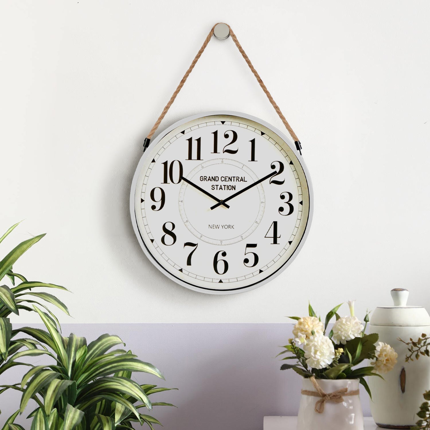 Hanging Rope Wall Clock