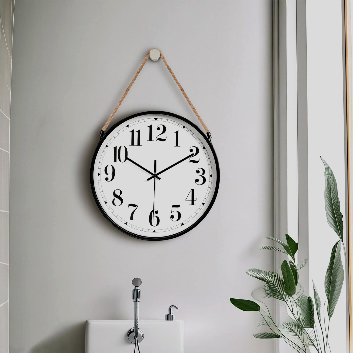 Hanging Rope Wall Clock