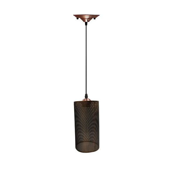 Hanglamp in draadkooivorm voor de woonkamer ~5801 – Rustiek Rood / Nee