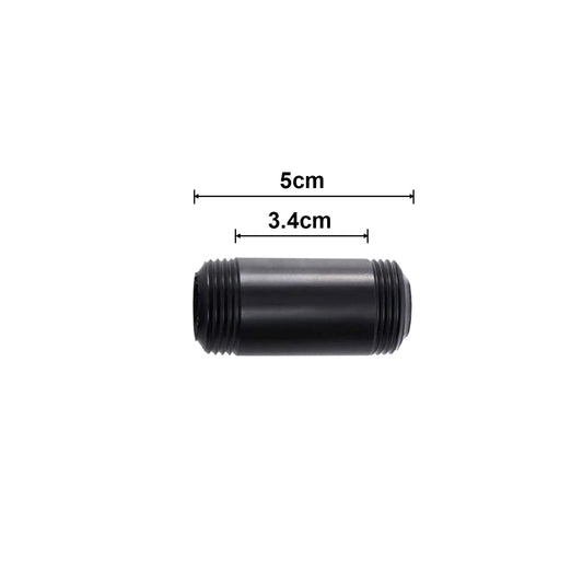 ZWART Geverfd ¾ inch cilinder BSP SMEDELBAAR Buizen IJzeren pijp Lampfitting Accessoires~3613