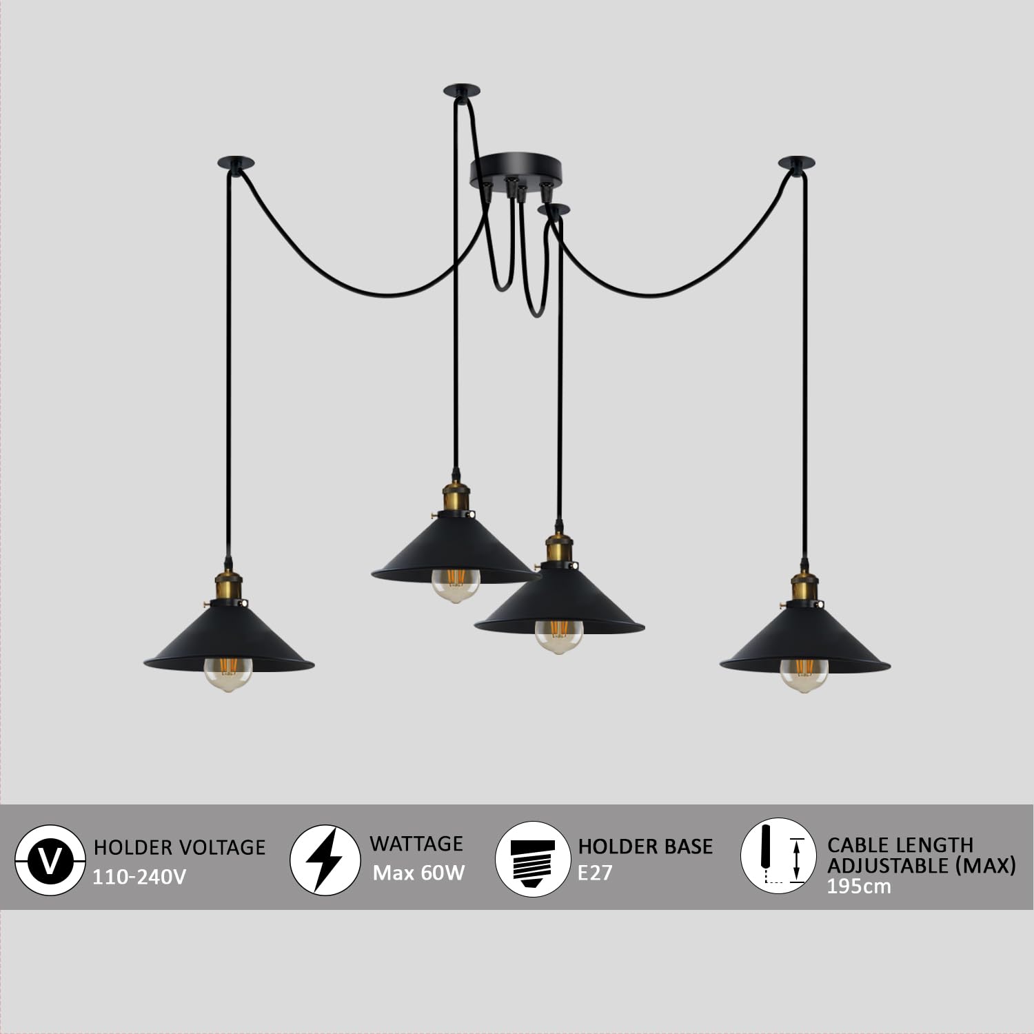 4 lighting way ceiling light