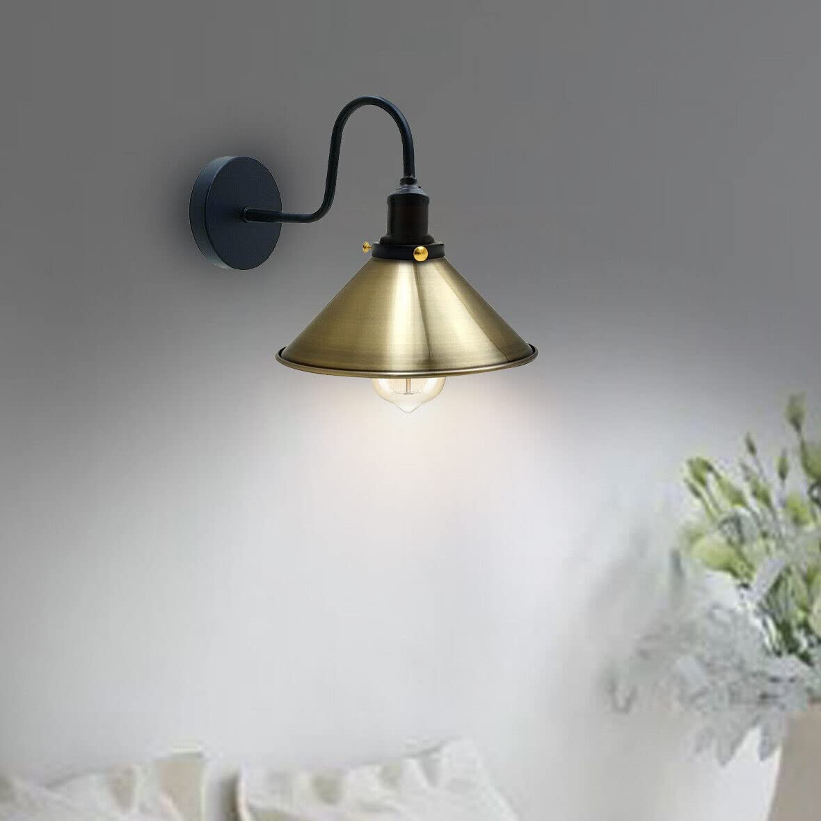 swan wall room light fitting