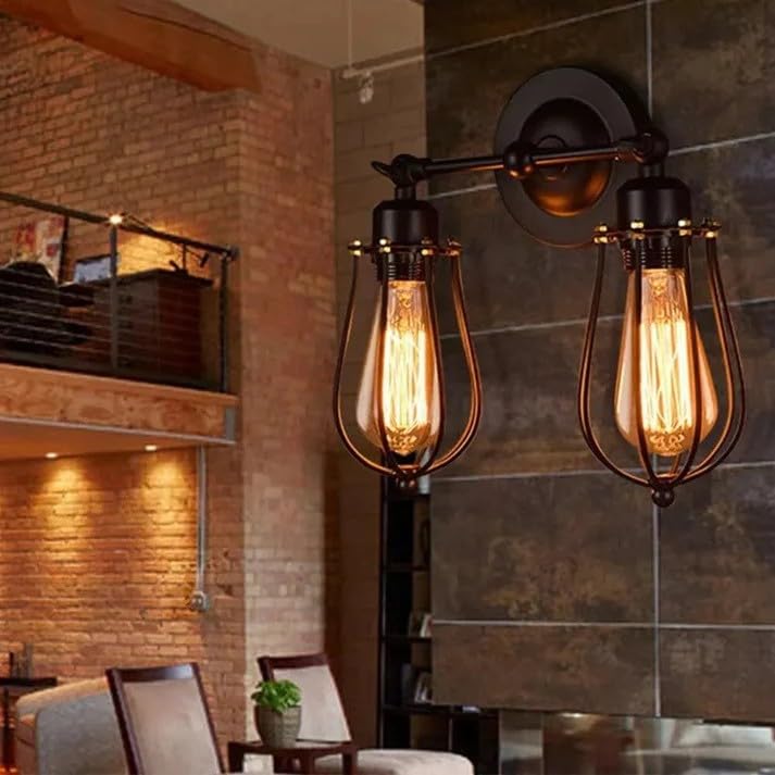 industrial light living wall