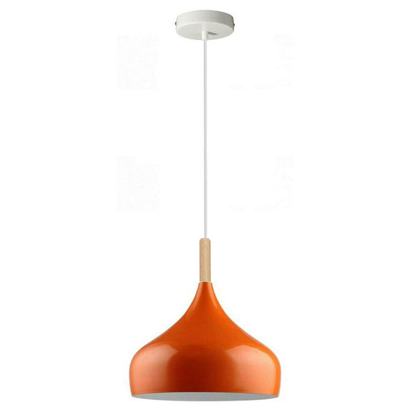 E27 Hanging Pendant Light Adjustable ~6184 – Orange