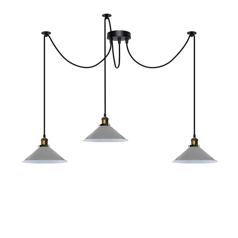 3 Fluming Spider Pendant Light E27 Metal ~6175