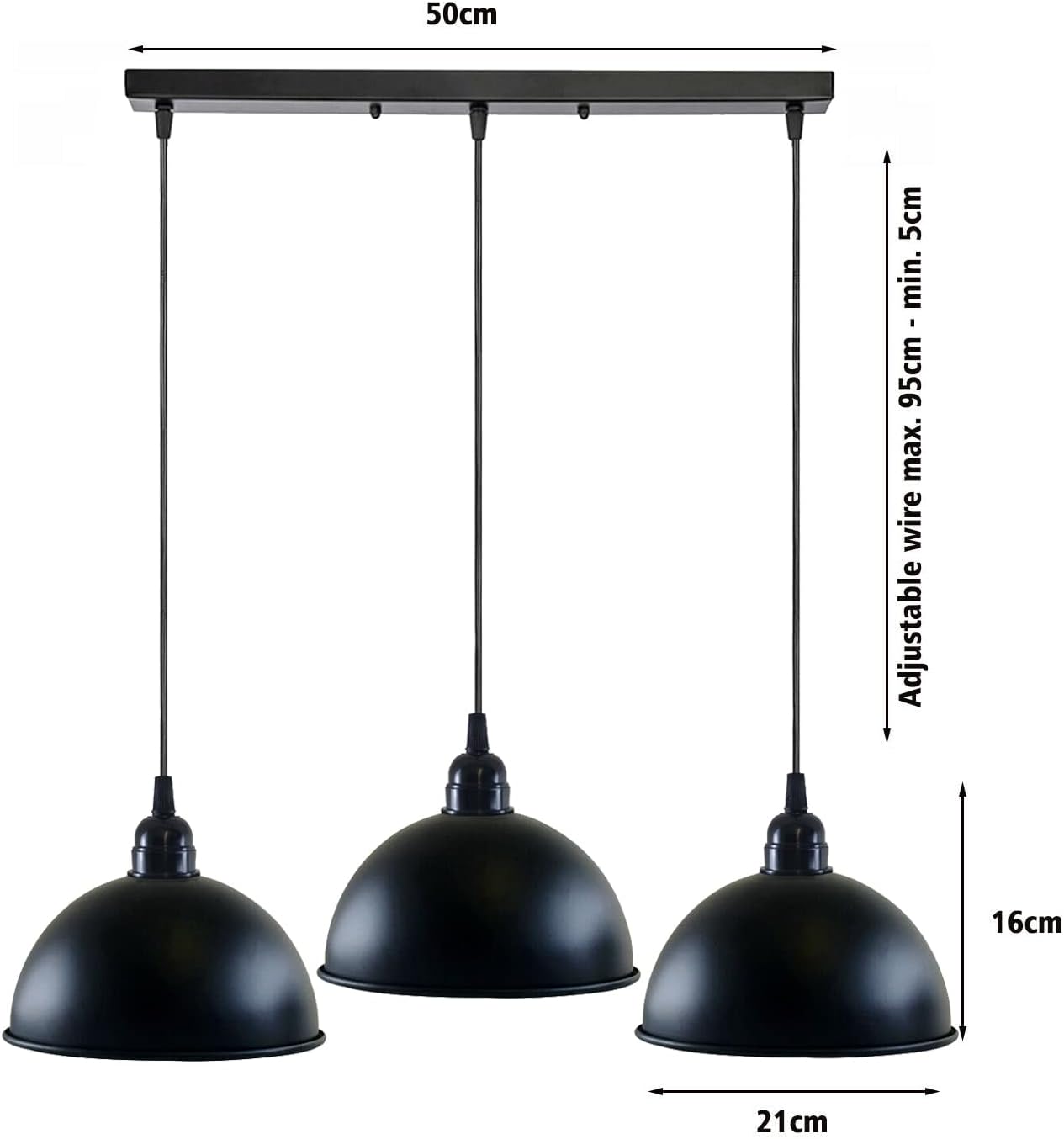 Black ceiling hanging Light
