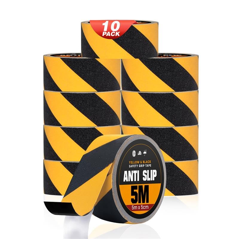 Strong adhesive anti slip tape for metal floors  Easy peel and stick safety tape roll