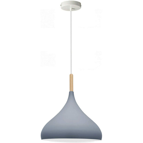 E27 Hanging Pendant Light Adjustable ~6184 – Grey