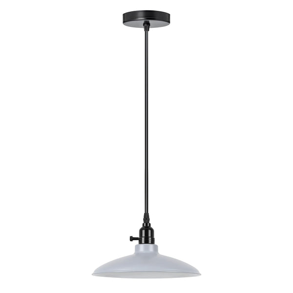 Pendant Light With Inner On Off Switch ~6885 – Grey
