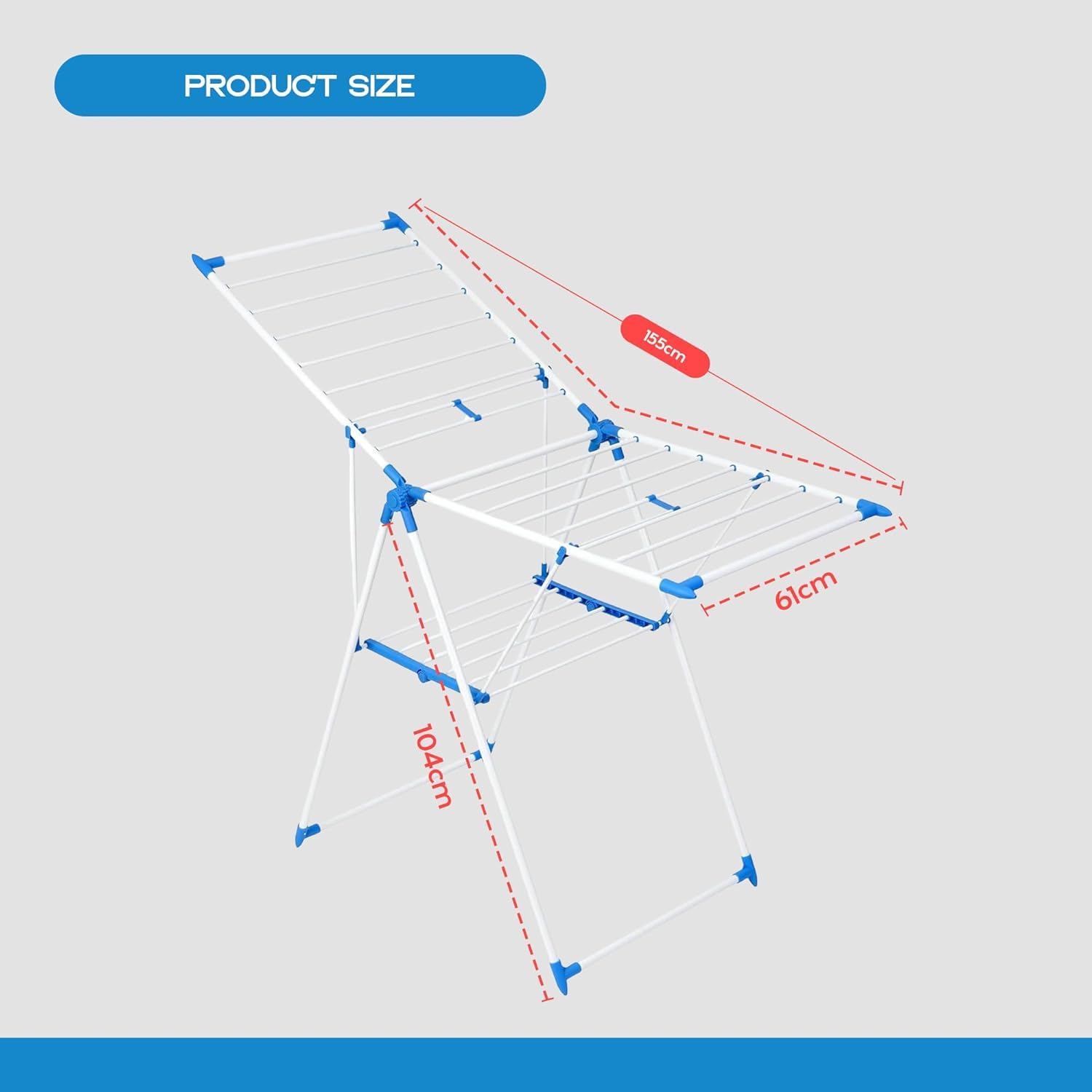 airer 2 stainless tier durable