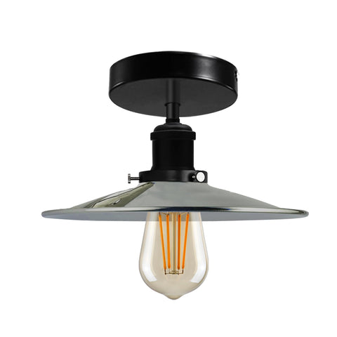Modern Semi-Flush Mount Industrial Ceiling Light - 6267