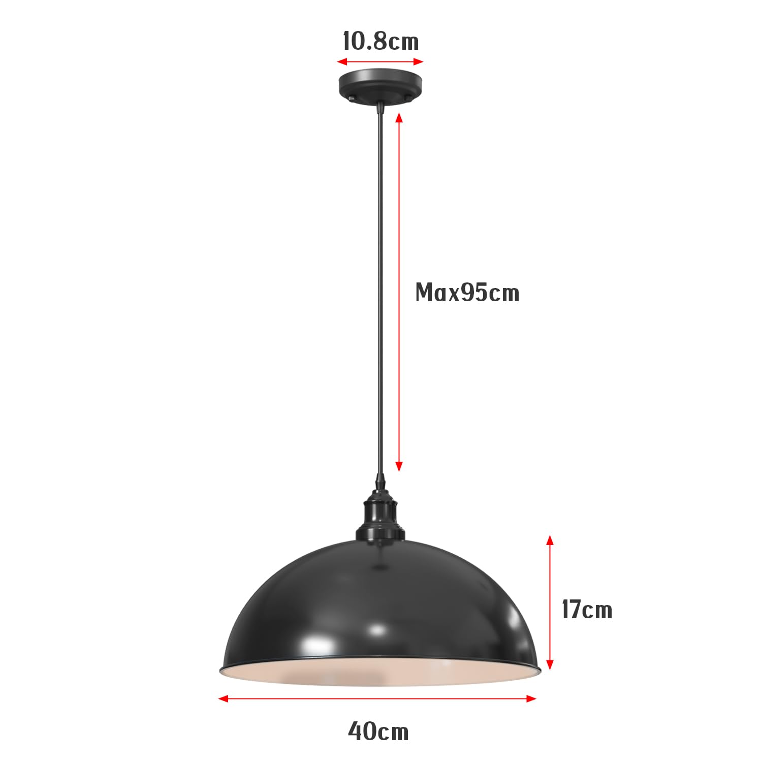 fittings pendant black light