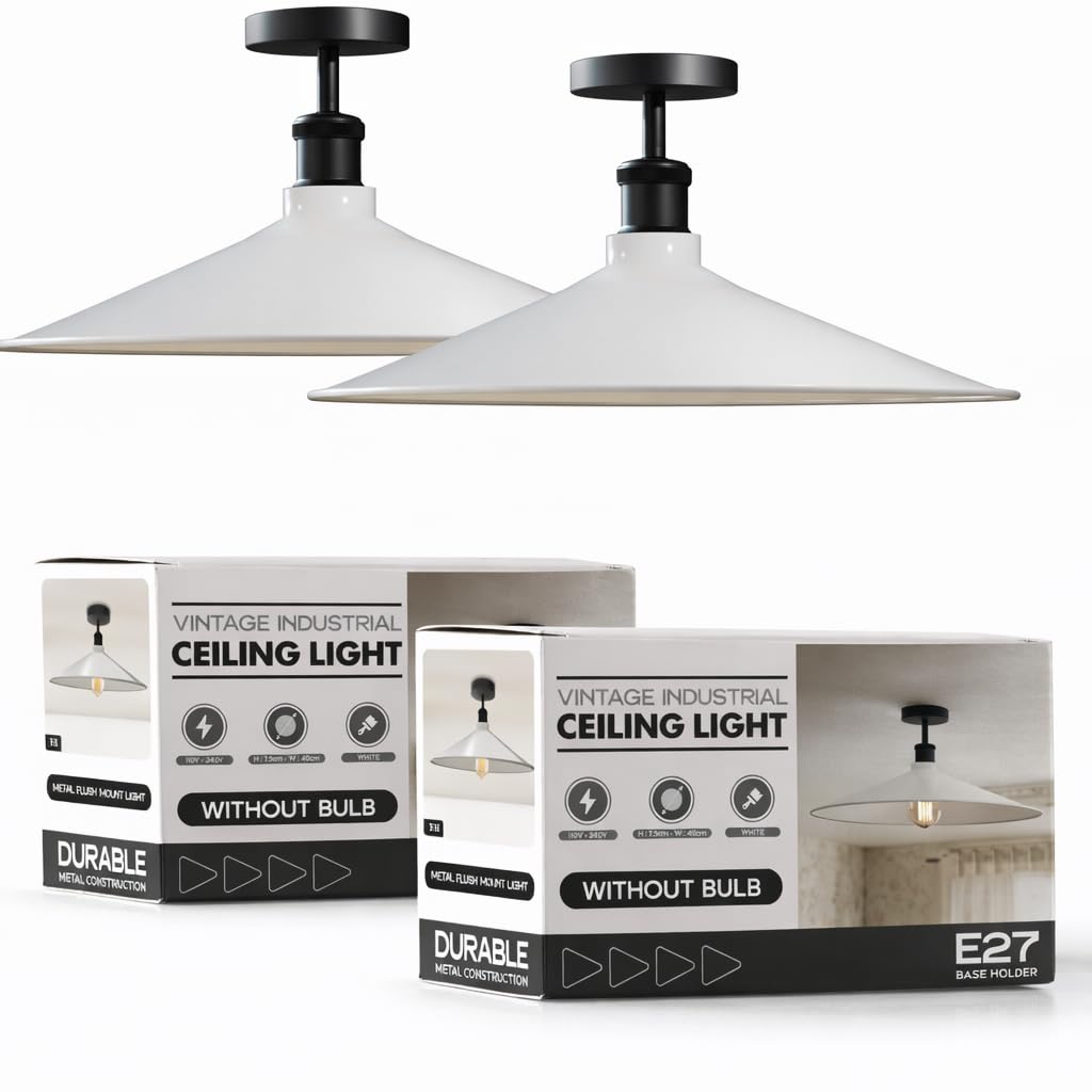 ceiling mount industrial flush