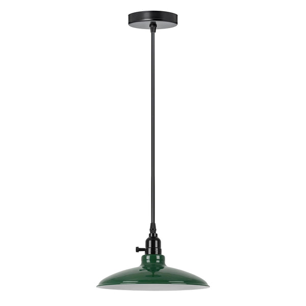 Pendant Light With Inner On Off Switch ~6885 – Green
